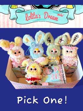 Baby Three Lolita's Dream Series Mini Plush Bunny